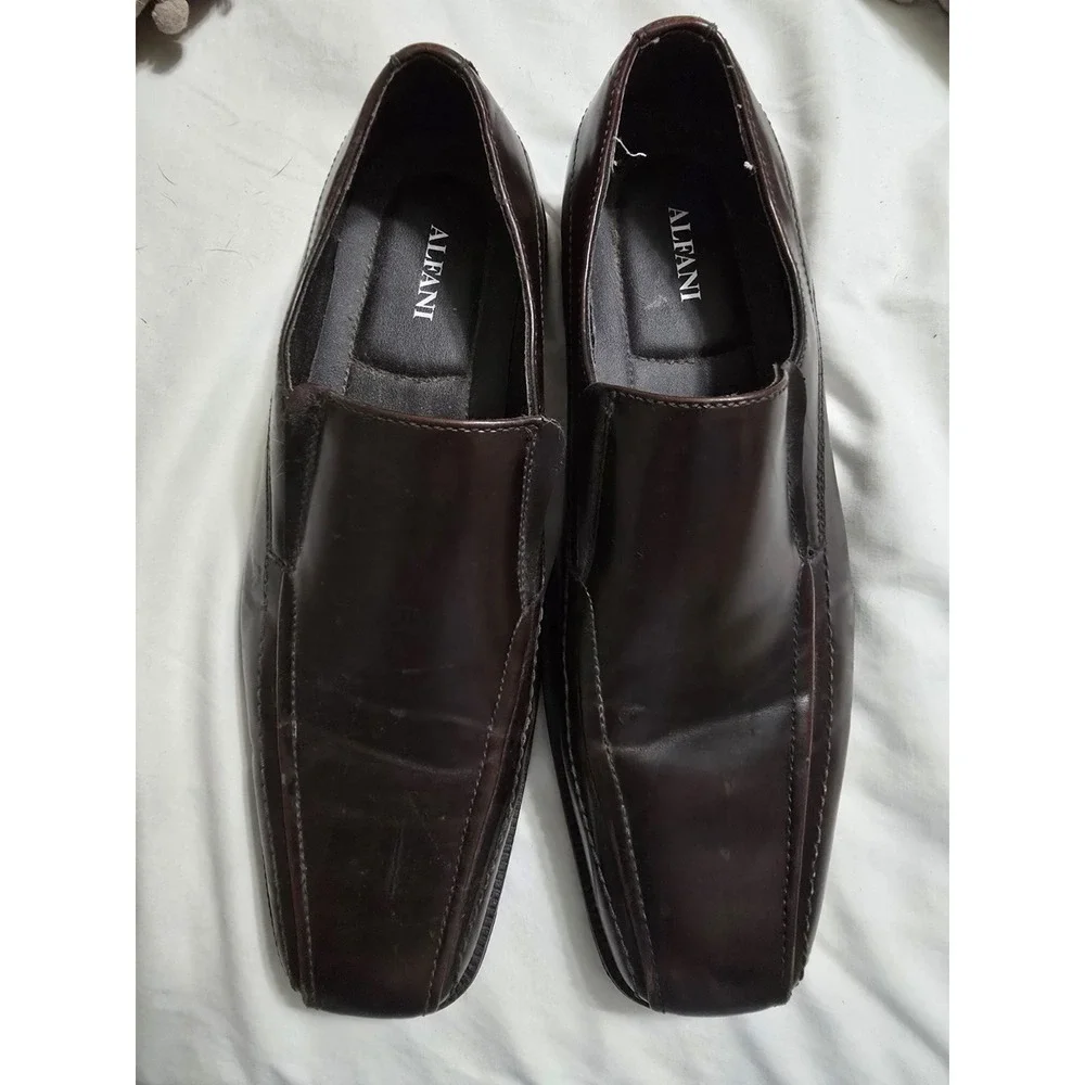 Alfani‎ Ascher Mens Sz 11M Slip on Loafer Brown